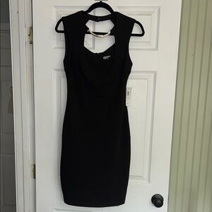 Bisou Bisou Black Sheath Cocktail Dress